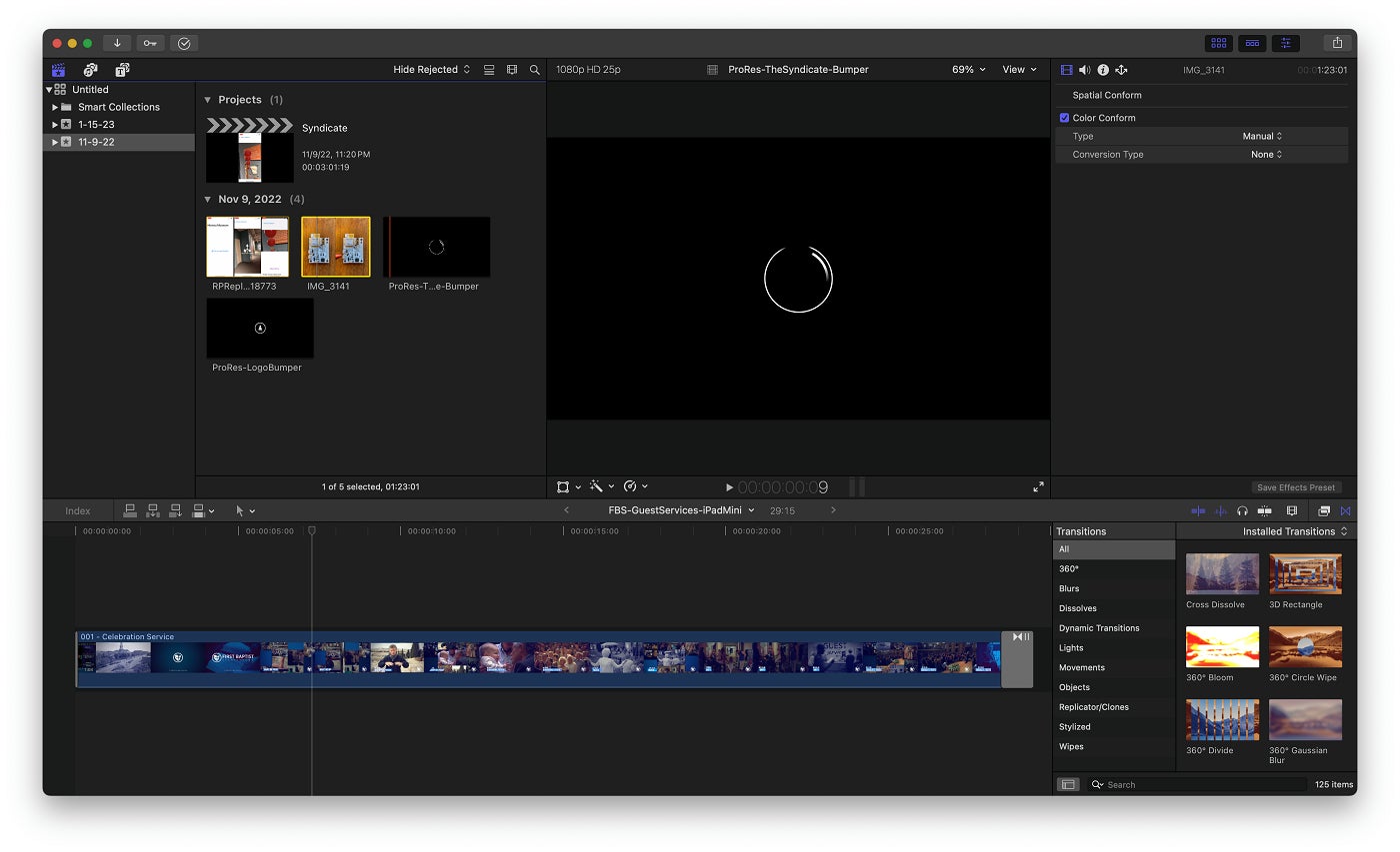 Final Cut Pro X’s interface can be a little easier on the eyes for beginner video editors, but still packs a lot under the hood.