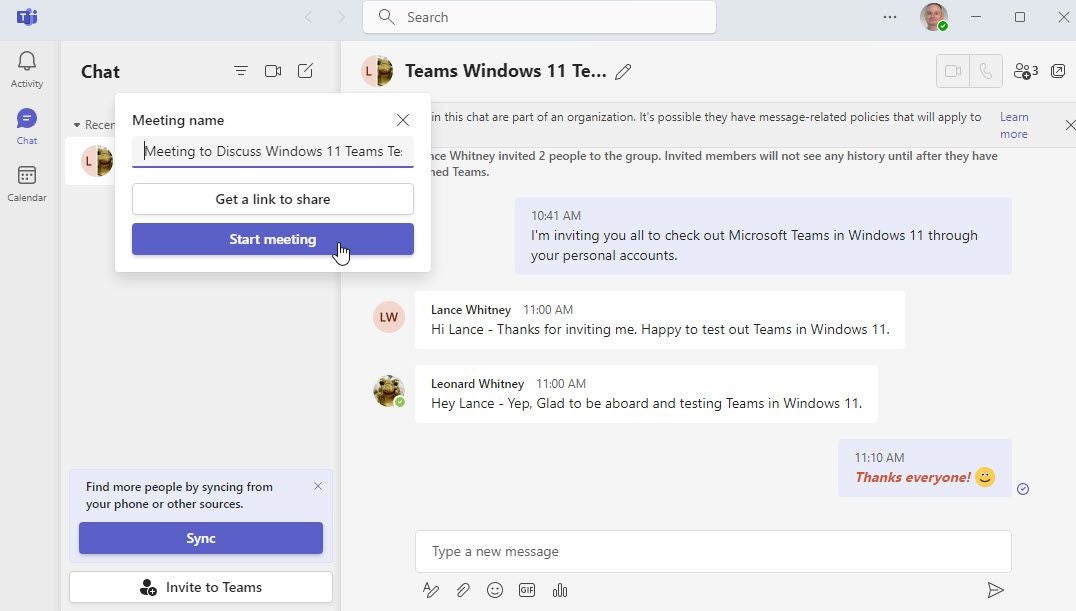 How to Use Microsoft Teams in Windows 11 | TechRepublic