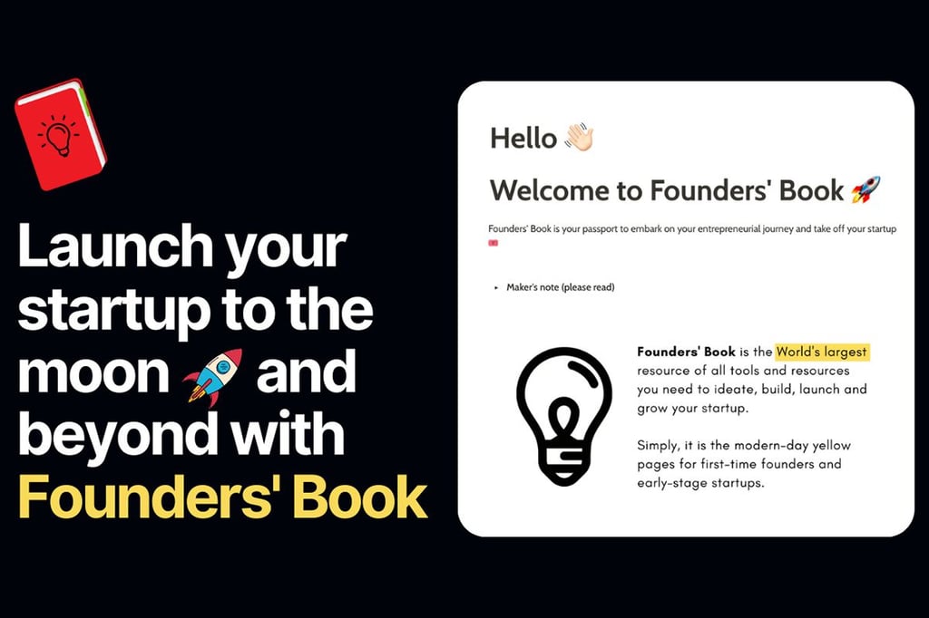 Founders’ Book is the ideal resource for non-technical entrepreneurs