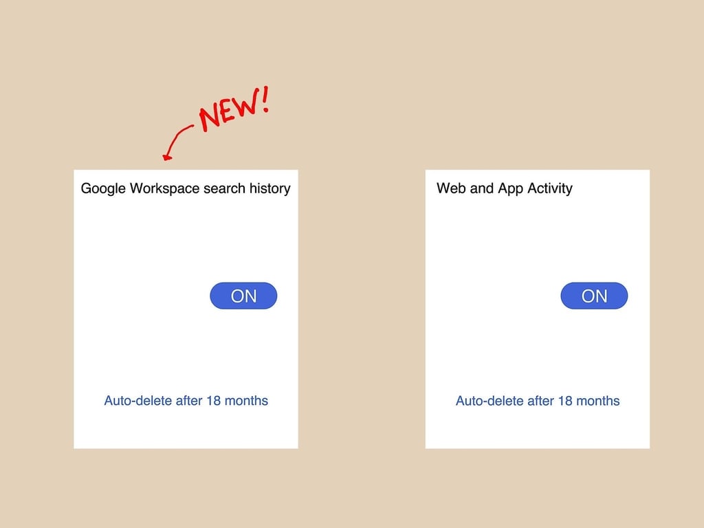 How to take control of your Google Workspace search history