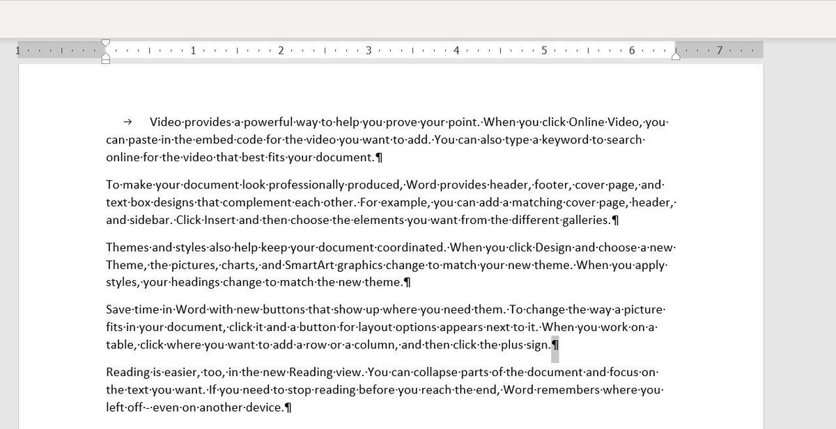 How to remove tabs used to indent paragraphs in a Word document ...