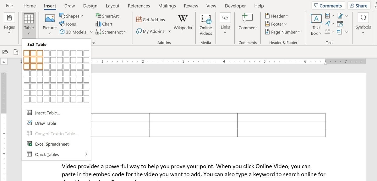 How to align tables using Quick Tables in Microsoft Word | TechRepublic