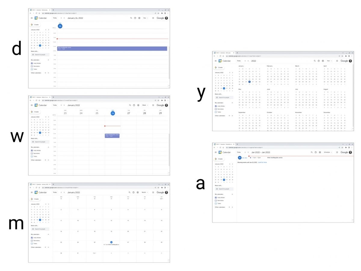 10 google calendar keyboard shortcuts you should start using now