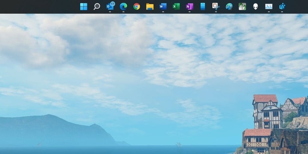 How to move the taskbar to the top of the display in Windows 11