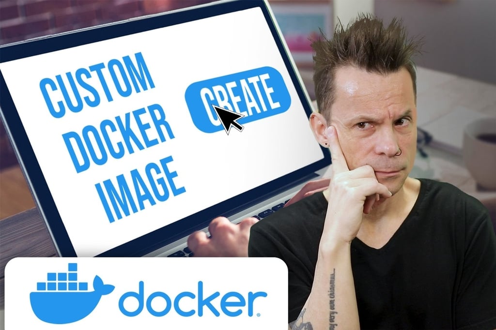 How to create a custom image from a Docker container