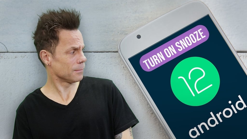 Quickly snooze notifications in Android 12