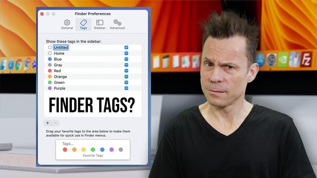 How to use tags in macOS finder