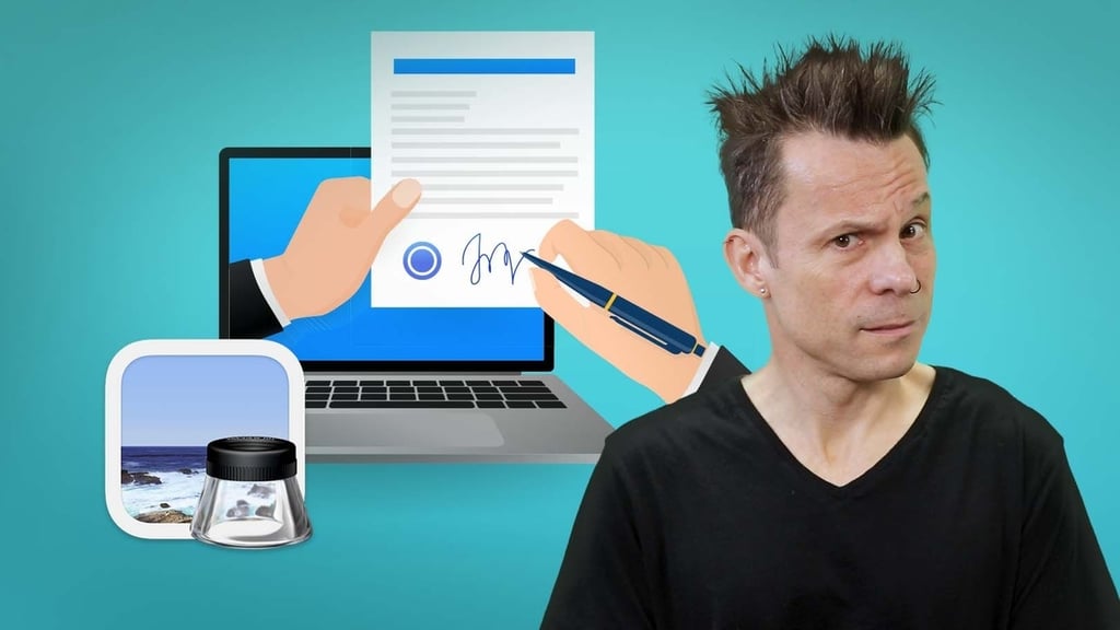 How to easily sign PDF documents in macOS without installing third-party software