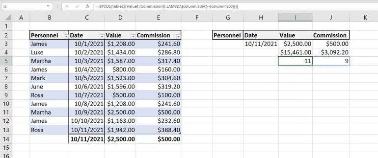 Excel’s LAMBDA() function can handle some complex calculations.