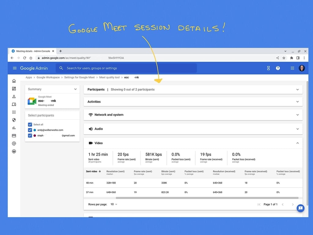 How to use the Google Meet quality tool to solve conferencing problems
