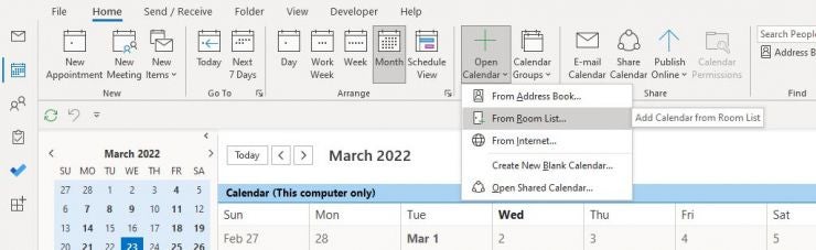 How to view multiple calendars at the same time in Outlook | TechRepublic