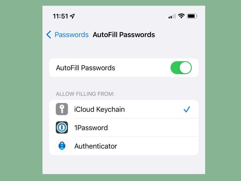 iphone safari password autofill