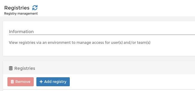 You can add as many registries as you need to Portainer (even multiple DockerHub accounts).
