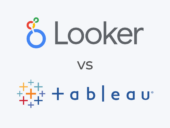 The Looker and Tableau logos.