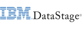 The IBM InfoSphere DataStage logo.