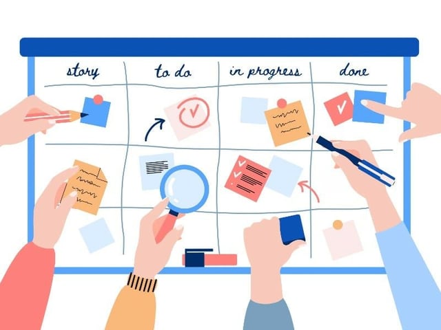 How to re-label kanban columns in monday work management