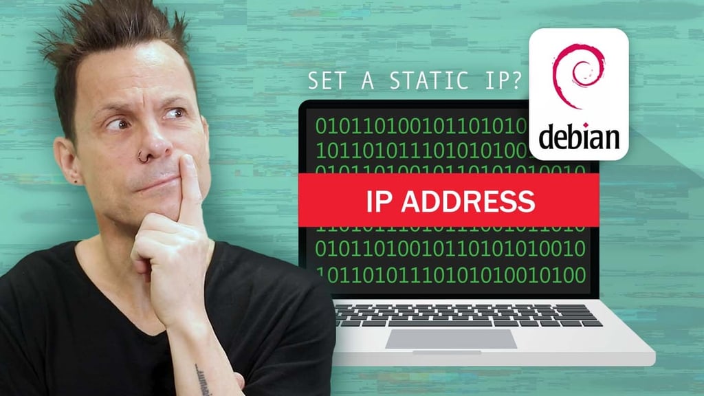 How to set a static IP address on Debian server