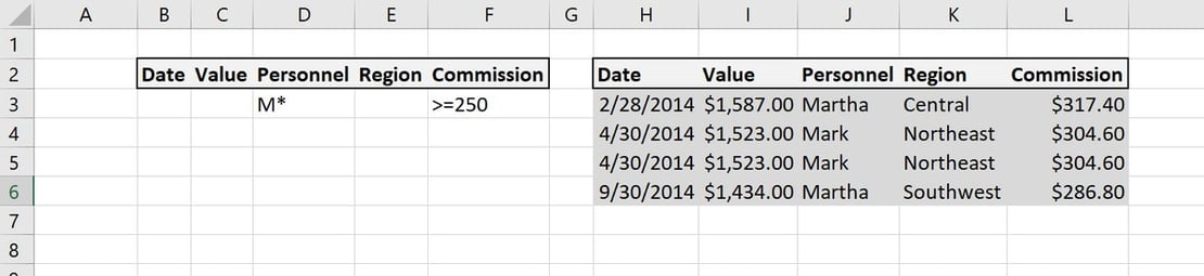 Excel Filter Limit Rows How to limit the columns in a filtered result set in Microsoft Excel ...