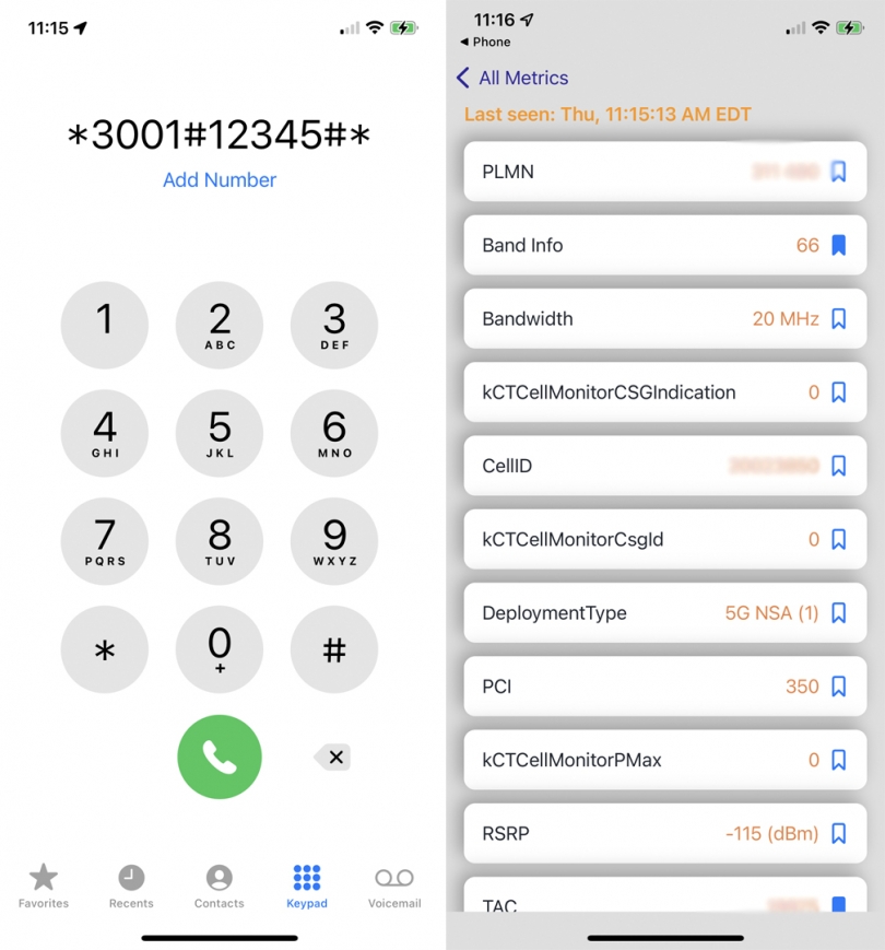How to use dialer codes on your iPhone to view technical data