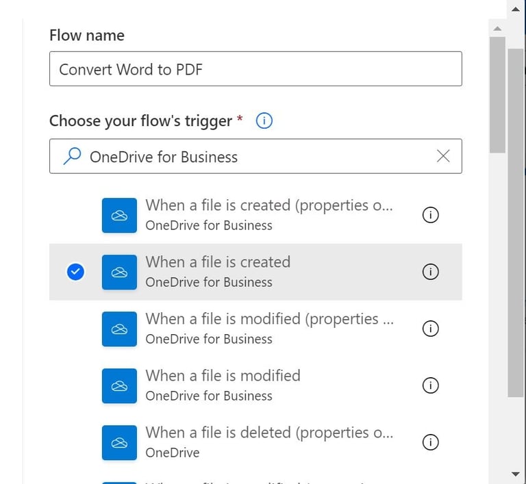 How to use Microsoft Power Automate to convert bulk Word files to PDF ...