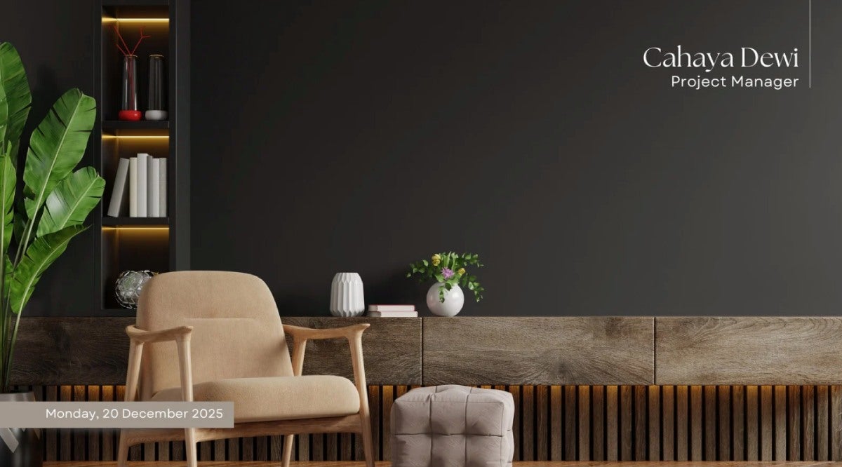 Customized office-type background.
