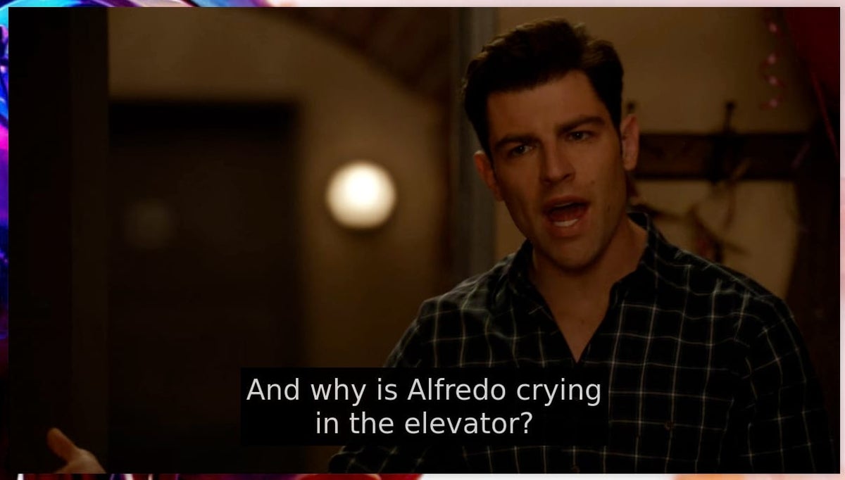 Schmidt from New Girl is always up to something.