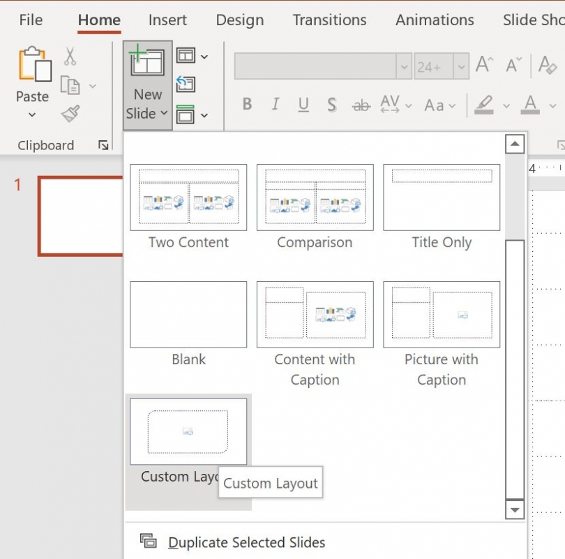 How to create a custom picture placeholder in Microsoft PowerPoint