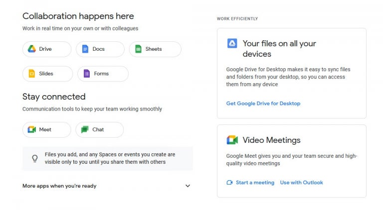 How To Use Google Workspace Essentials Starter For Free | TechRepublic