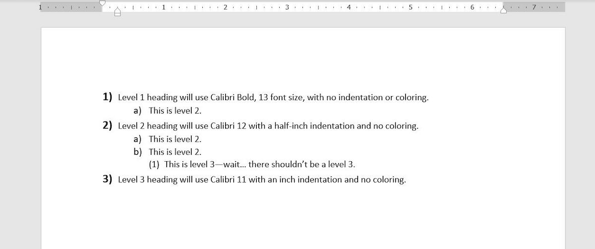 How to create a custom list style in a Microsoft Word document ...