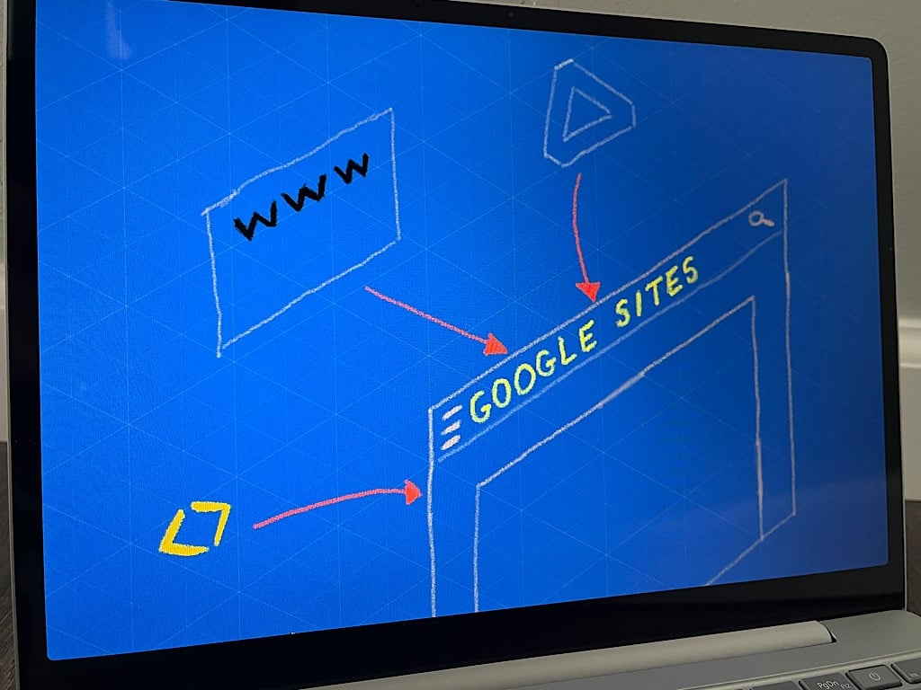 How to embed content as a full page in Google Sites