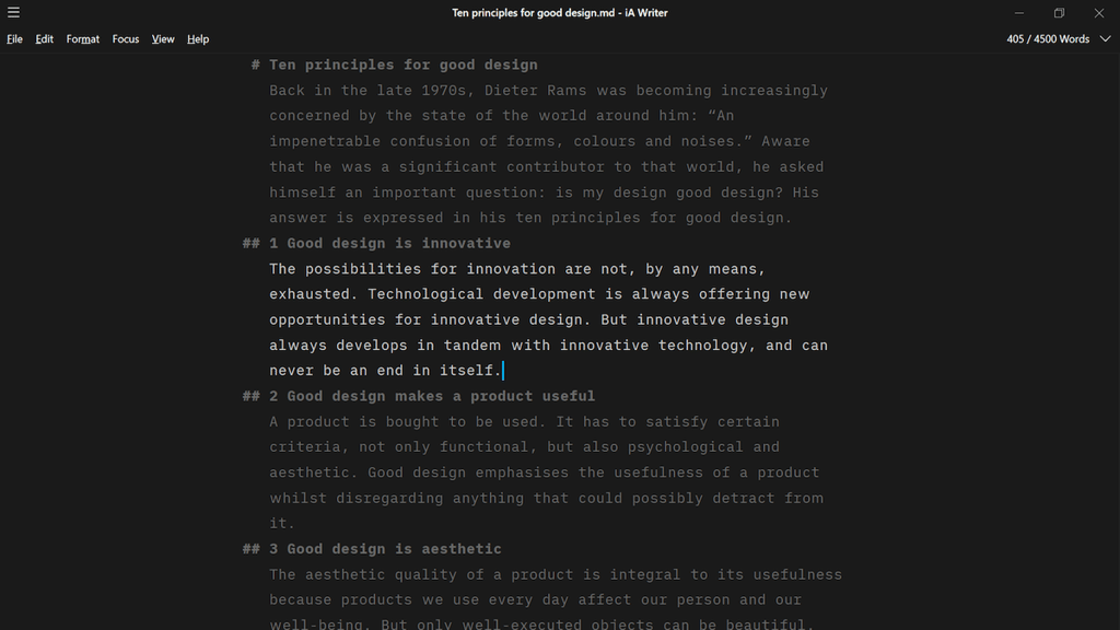 Five ways iA Writer surpasses macOS’ TextEdit