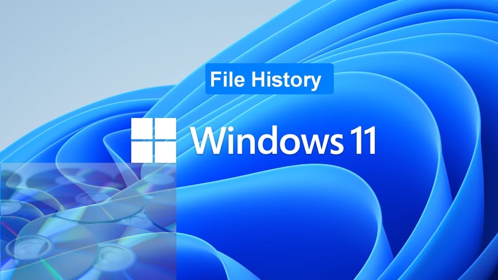 How to create a personal backup with File History in Windows 11