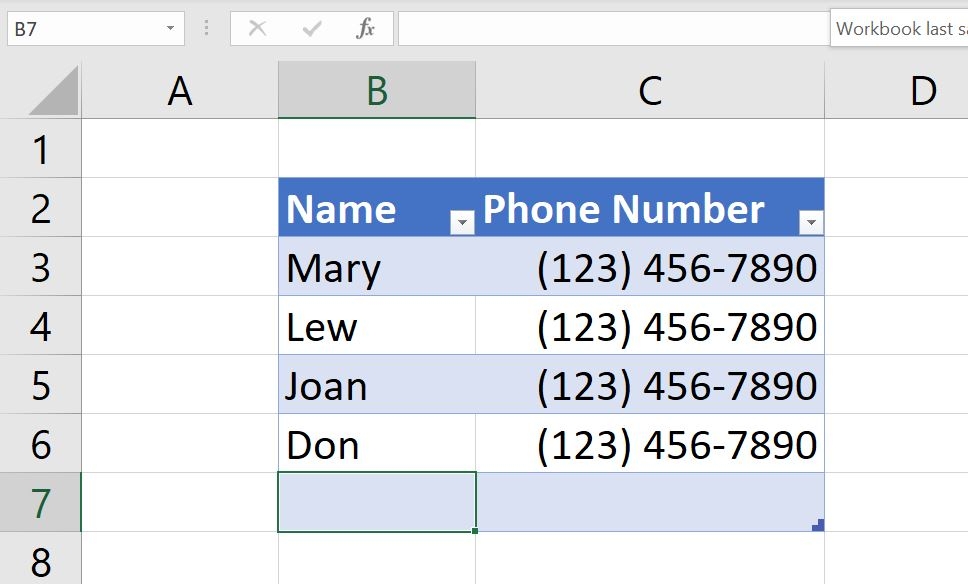 How to force a consistent phone number format in Microsoft Excel ...