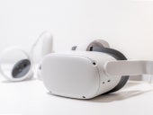 White VR Headset.