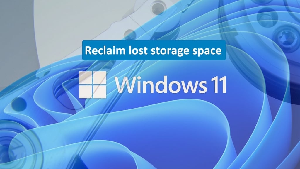 How to reclaim hard drive storage space using Windows 11 tools