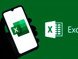 In this photo illustration the Microsoft Excel logo seen displayed on a smartphone screen.