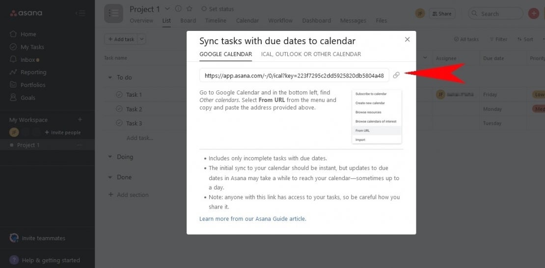 How to sync Asana with Google Calendar TechRepublic