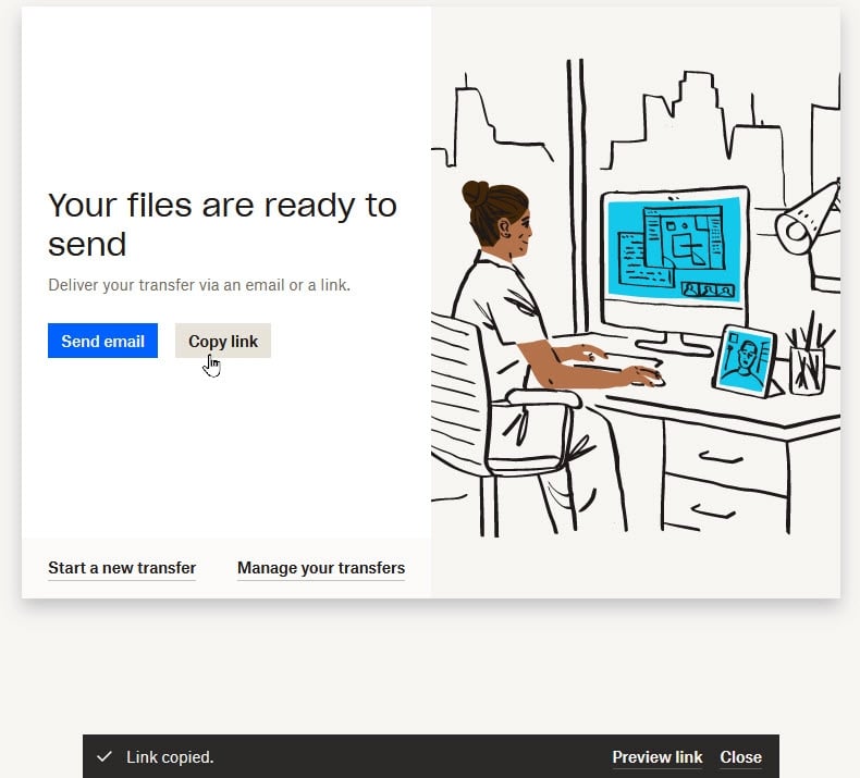 How to use Dropbox Transfer to securely share files with other people ...