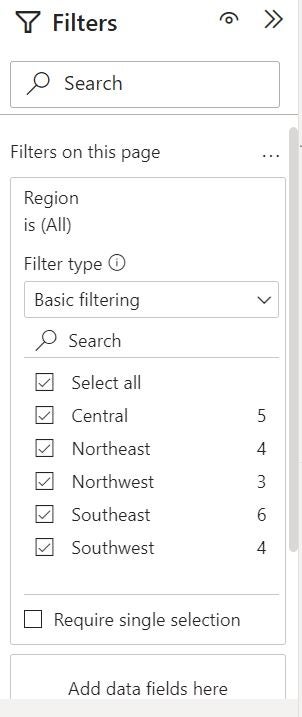 In Power BI, click Select All in the filter set initially. 