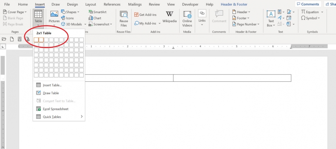 How to align header or footer content to the left and right margins in ...