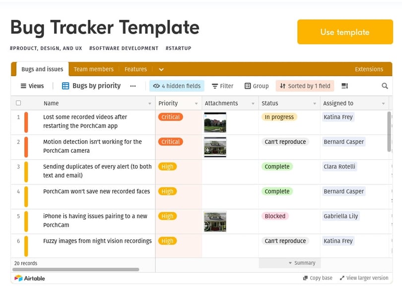 How to use Airtable as a bug tracking platform - TechRepublic