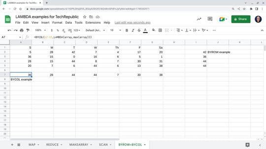 Google Sheets gains LAMBDA and helper functions - TechRepublic