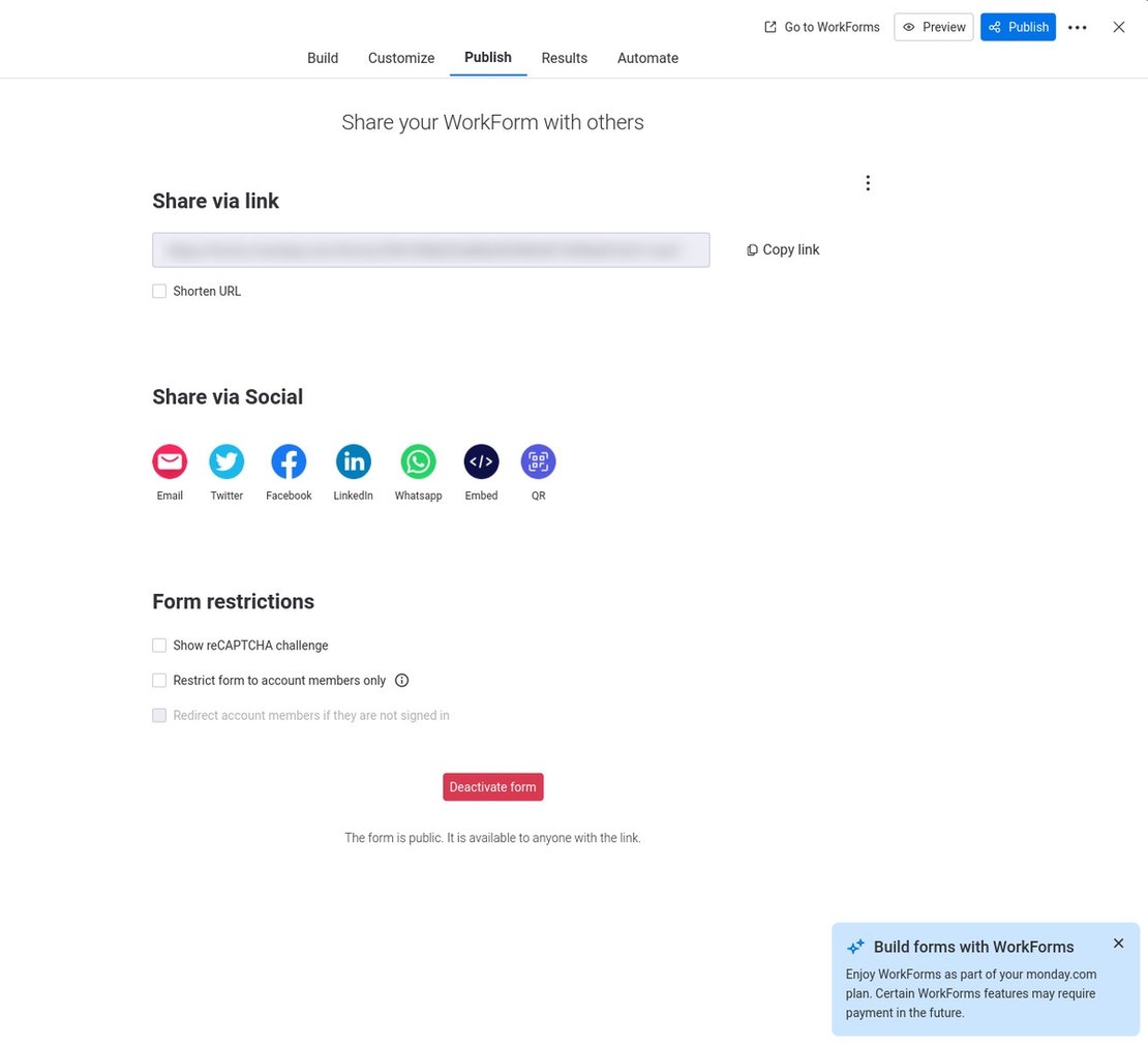 Monday Form Example How to Create Forms in monday work management | TechRepublic