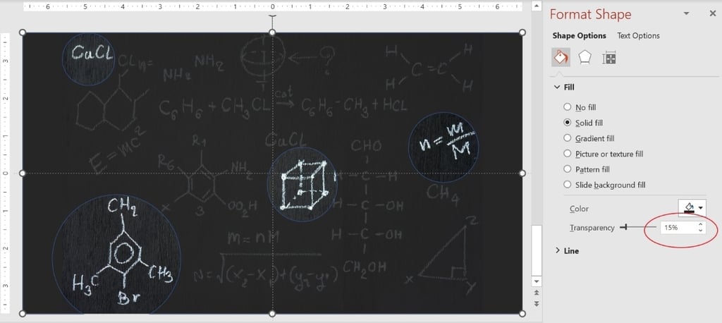 How to tone down a busy picture using Merge in Microsoft PowerPoint