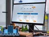 DoRoyal product page open on a computer monitor