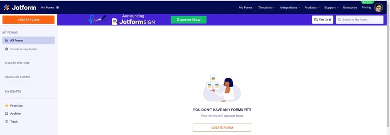 How to Create a New Form with Jotform | TechRepublic