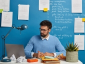 Copywriter stock photo.