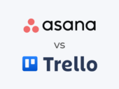 The Trello and Asana logos.