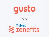 Gusto and TriNet Zenefits logos.