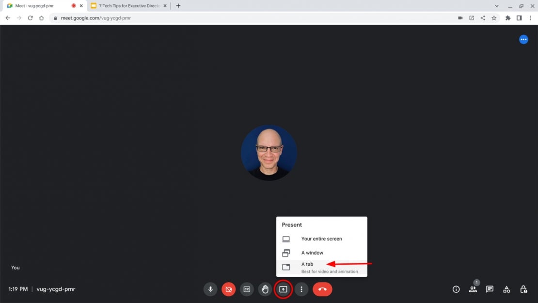 How to present google slides in google meet techrepublic